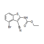 Ethyl (4-Bromo-3-cyanobenzo[b]thiophen-2-yl)carbamate