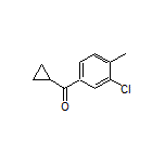 (3-Chloro-4-methylphenyl)(cyclopropyl)methanone