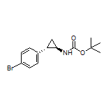 (1R,2S)-2-(4-Bromophenyl)-N-Boc-cyclopropanamine