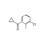 (3-Chloro-2-methylphenyl)(cyclopropyl)methanone