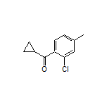 (2-Chloro-4-methylphenyl)(cyclopropyl)methanone