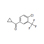 [4-Chloro-3-(trifluoromethyl)phenyl](cyclopropyl)methanone