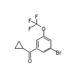 [3-Bromo-5-(trifluoromethoxy)phenyl](cyclopropyl)methanone