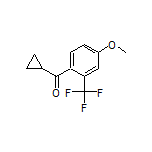 Cyclopropyl[4-methoxy-2-(trifluoromethyl)phenyl]methanone