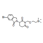 3-(6-Bromo-1-oxoisoindolin-2-yl)-1-[[2-(trimethylsilyl)ethoxy]methyl]piperidine-2,6-dione