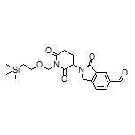 2-[2,6-Dioxo-1-[[2-(trimethylsilyl)ethoxy]methyl]-3-piperidyl]-3-oxoisoindoline-5-carbaldehyde