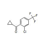 [2-Chloro-4-(trifluoromethyl)phenyl](cyclopropyl)methanone