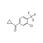 [3-Chloro-4-(trifluoromethyl)phenyl](cyclopropyl)methanone