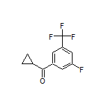 Cyclopropyl[3-fluoro-5-(trifluoromethyl)phenyl]methanone