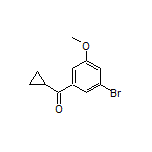 (3-Bromo-5-methoxyphenyl)(cyclopropyl)methanone