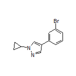 4-(3-Bromophenyl)-1-cyclopropyl-1H-pyrazole