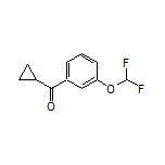 Cyclopropyl[3-(difluoromethoxy)phenyl]methanone