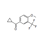 Cyclopropyl[4-methoxy-3-(trifluoromethyl)phenyl]methanone