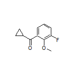 Cyclopropyl(3-fluoro-2-methoxyphenyl)methanone