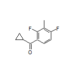 Cyclopropyl(2,4-difluoro-3-methylphenyl)methanone