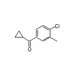 (4-Chloro-3-methylphenyl)(cyclopropyl)methanone