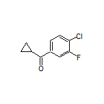 (4-Chloro-3-fluorophenyl)(cyclopropyl)methanone