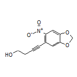 4-(6-Nitrobenzo[d][1,3]dioxol-5-yl)-3-butyn-1-ol