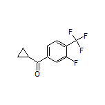 Cyclopropyl[3-fluoro-4-(trifluoromethyl)phenyl]methanone