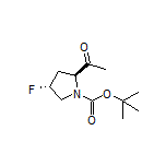 1-[(2S,4R)-1-Boc-4-fluoro-2-pyrrolidinyl]ethanone