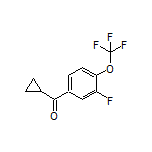 Cyclopropyl[3-fluoro-4-(trifluoromethoxy)phenyl]methanone