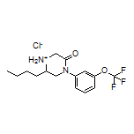 2-Butyl-5-oxo-4-[3-(trifluoromethoxy)phenyl]-1-piperazinium Chloride