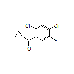 Cyclopropyl(2,4-dichloro-5-fluorophenyl)methanone