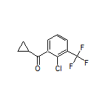 [2-Chloro-3-(trifluoromethyl)phenyl](cyclopropyl)methanone