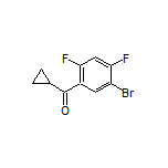 (5-Bromo-2,4-difluorophenyl)(cyclopropyl)methanone