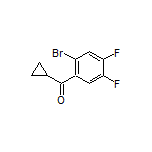 (2-Bromo-4,5-difluorophenyl)(cyclopropyl)methanone