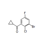 (3-Bromo-2-chloro-5-fluorophenyl)(cyclopropyl)methanone