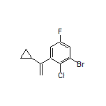 1-Bromo-2-chloro-3-(1-cyclopropylvinyl)-5-fluorobenzene