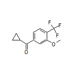 Cyclopropyl[3-methoxy-4-(trifluoromethyl)phenyl]methanone