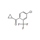 [4-Chloro-2-(trifluoromethyl)phenyl](cyclopropyl)methanone