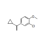 2-Chloro-4-(1-cyclopropylvinyl)-1-methoxybenzene