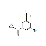 [3-Bromo-5-(trifluoromethyl)phenyl](cyclopropyl)methanone