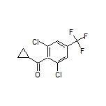 Cyclopropyl[2,6-dichloro-4-(trifluoromethyl)phenyl]methanone