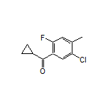 (5-Chloro-2-fluoro-4-methylphenyl)(cyclopropyl)methanone