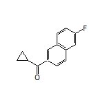 Cyclopropyl(6-fluoro-2-naphthyl)methanone