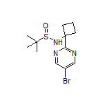 N-[1-(5-Bromo-2-pyrimidinyl)cyclobutyl]-2-methylpropane-2-sulfinamide