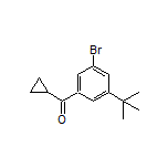 [3-Bromo-5-(tert-butyl)phenyl](cyclopropyl)methanone