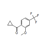 Cyclopropyl[2-methoxy-4-(trifluoromethyl)phenyl]methanone