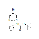 1-(5-Bromo-2-pyrimidinyl)-N-Boc-cyclobutanamine