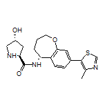 (2S,4R)-4-Hydroxy-N-[(R)-8-(4-methyl-5-thiazolyl)-2,3,4,5-tetrahydrobenzo[b]oxepin-5-yl]pyrrolidine-2-carboxamide