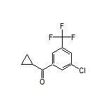 [3-Chloro-5-(trifluoromethyl)phenyl](cyclopropyl)methanone