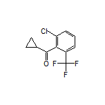 [2-Chloro-6-(trifluoromethyl)phenyl](cyclopropyl)methanone