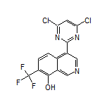 4-(4,6-Dichloro-2-pyrimidinyl)-7-(trifluoromethyl)isoquinolin-8-ol