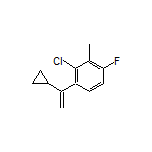 2-Chloro-1-(1-cyclopropylvinyl)-4-fluoro-3-methylbenzene