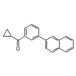 Cyclopropyl[3-(2-naphthyl)phenyl]methanone