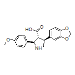 (2R,3R,4S)-4-(Benzo[d][1,3]dioxol-5-yl)-2-(4-methoxyphenyl)pyrrolidine-3-carboxylic Acid